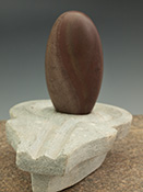 Shiva Lingam Stone & Yoni Base